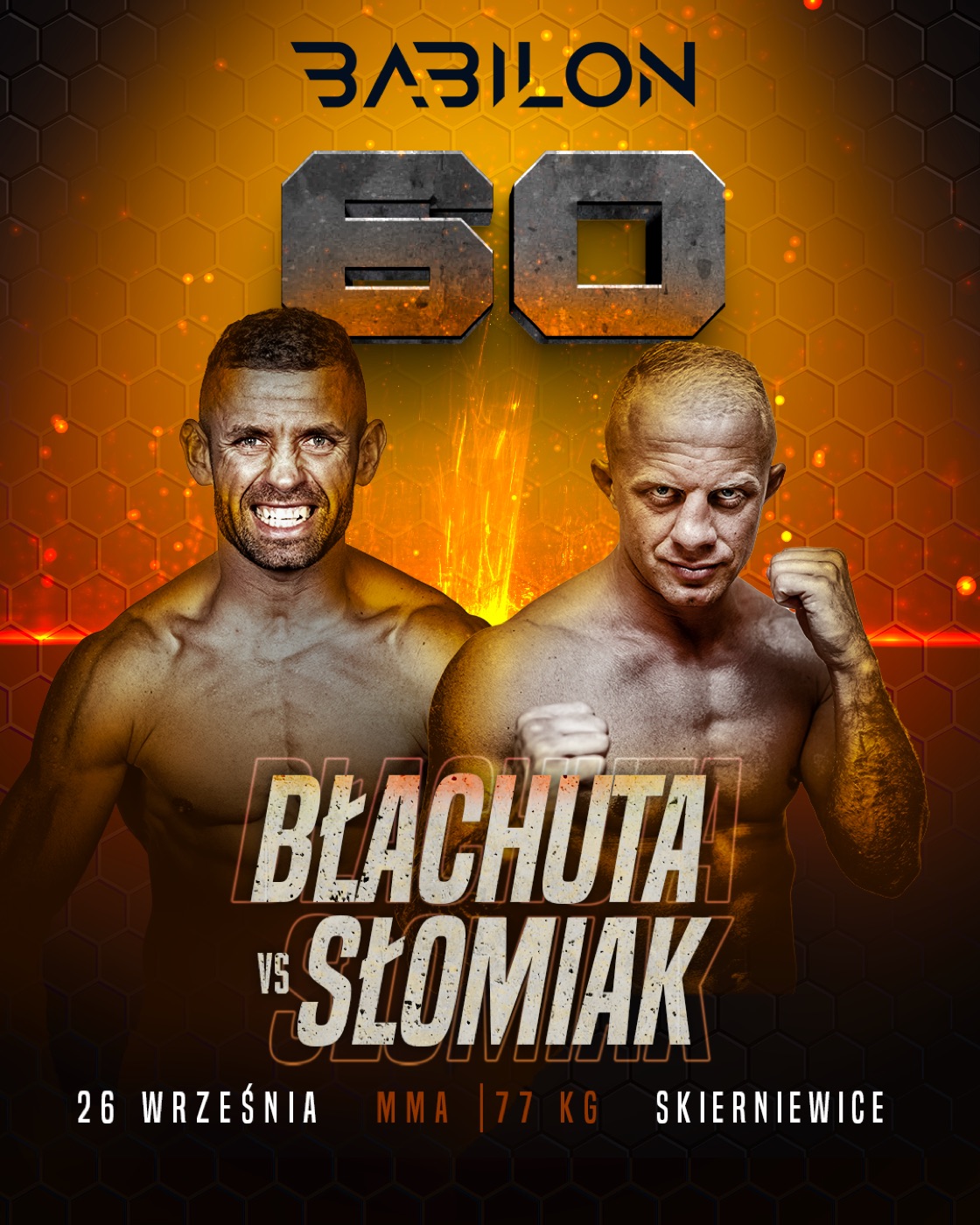 Oficjalna grafika Babilon MMA 60 w Skierniewicach