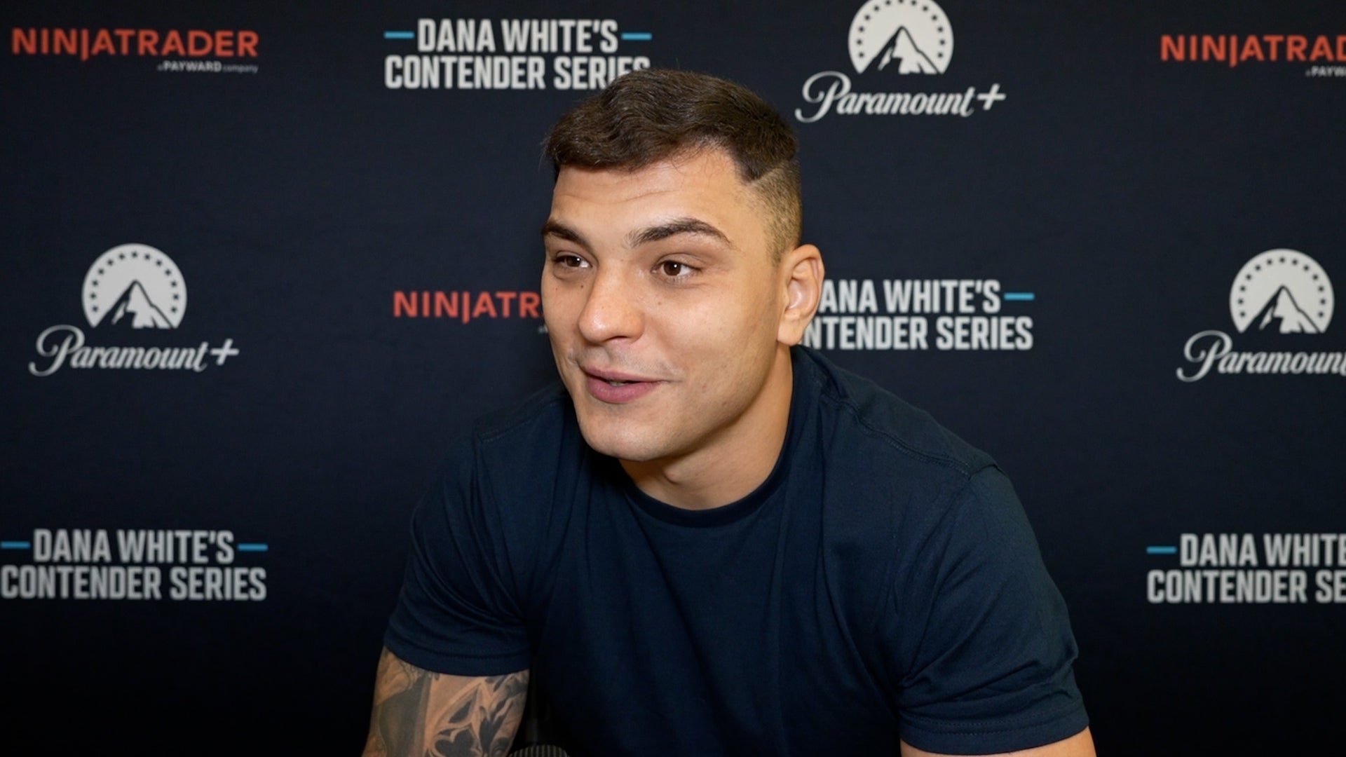 Damian Piwowarczyk po zwycięskiej walce w Dana White's Contender Series
