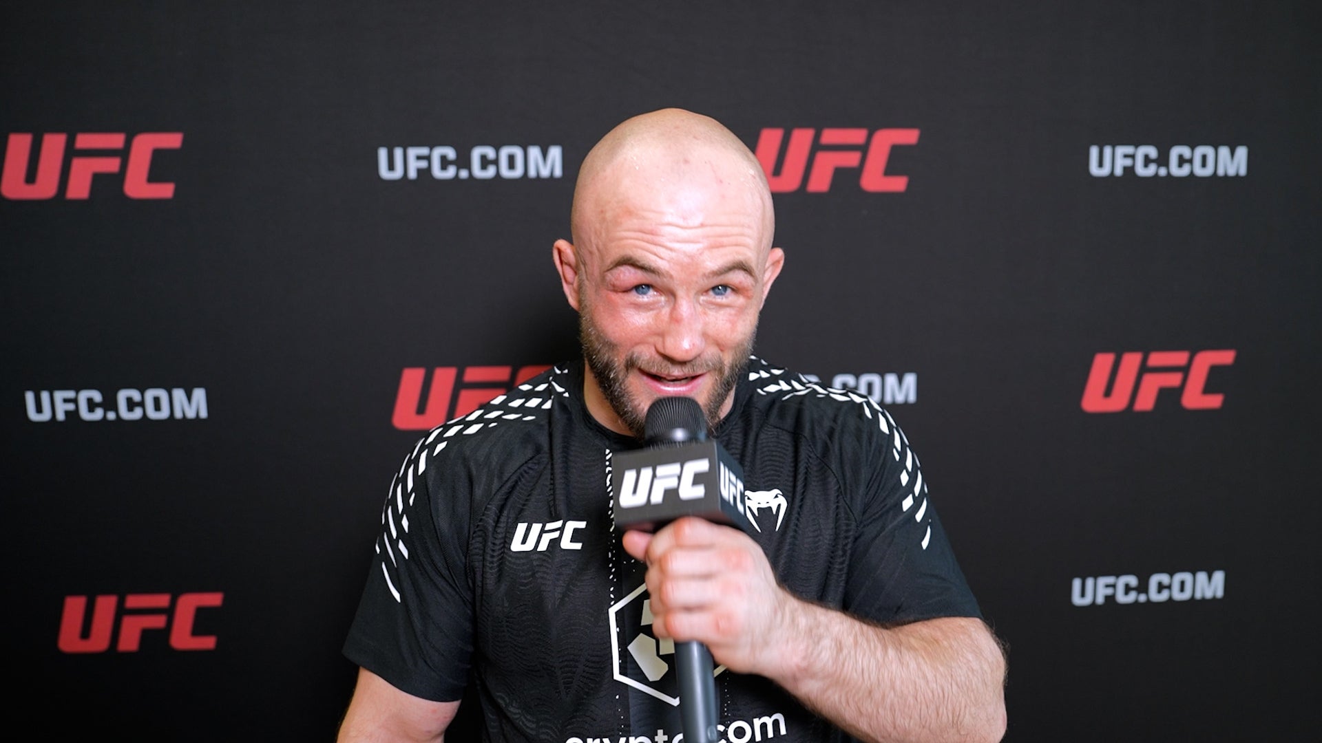 Mateusz Rębecki po zwycięstwie na gali UFC w Belgradzie