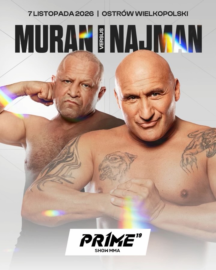 Jacek Murański i Marcin Najman na oficjalnej grafice PRIME 19